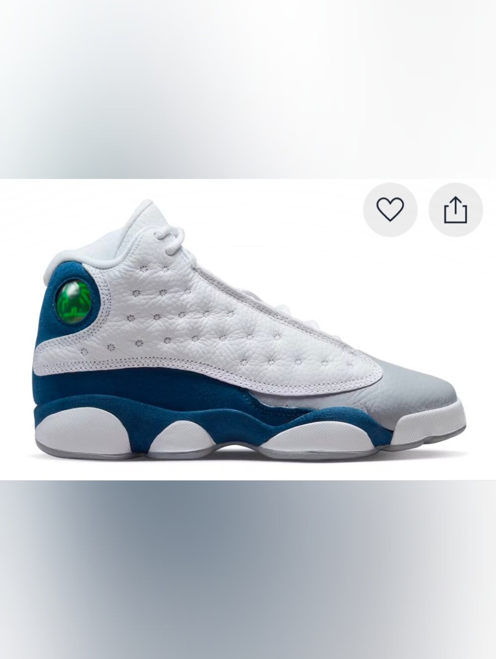Nike Air Jordan 13 Retro French Blue Basketball Sneakers